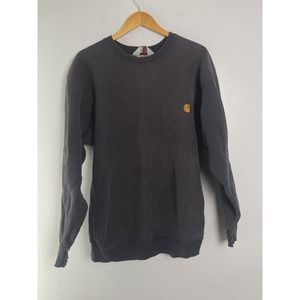 Vintage 80s 90s Carhartt Reverse Weave Crewneck Large XL Champion Jacket Black